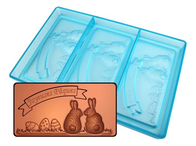 Chocolate Mould - Easter bunny - 3 tablets