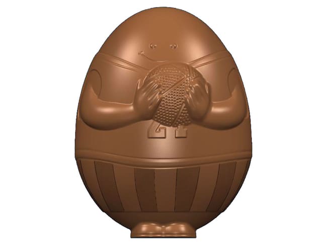 Egg Chocolate Mould - Basketball jersey - L'Oeuf Maillot