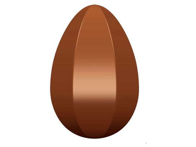 Chocolate Mould - 6-sided egg