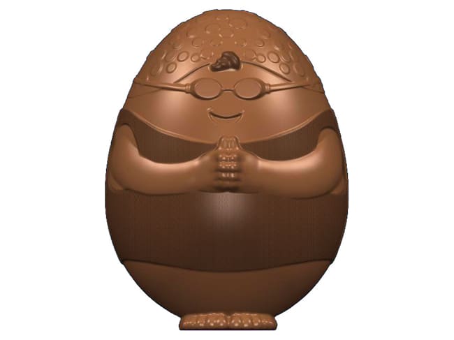 Egg Chocolate Mould - Swimsuit - L'Oeuf Maillot