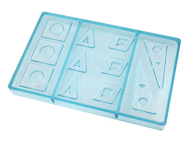 Chocolate Mould - 4 geometric shapes