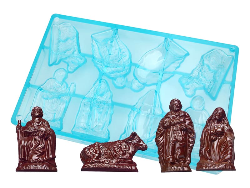 Chocolate Mould Nativity Scene Figures Meilleur du Chef