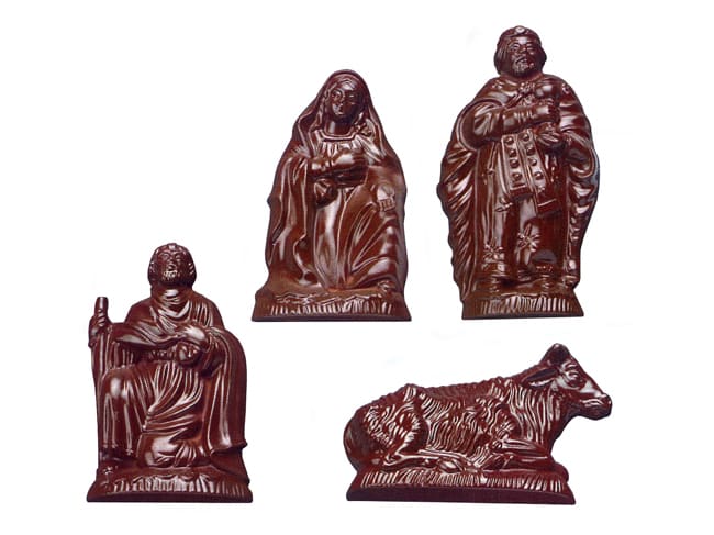 Chocolate Mould - Nativity Scene Figures
