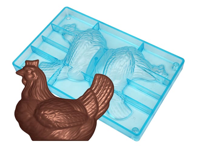 Rooster Chocolate Mould - 14 x 11,4cm