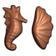 Chocolate Mould - Sea shells & seahorses