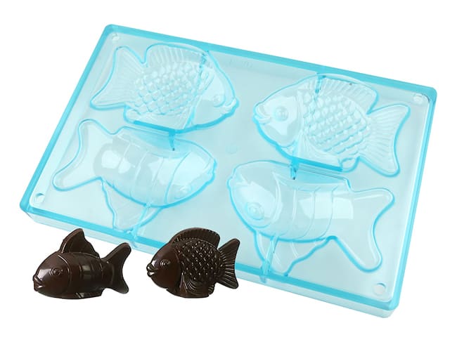 Chocolate tritan Mould - 2 Fish Shapes - 27,5 x 17,5cm