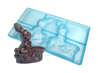 Chocolate Tritan Mould - Rabbit with Basket