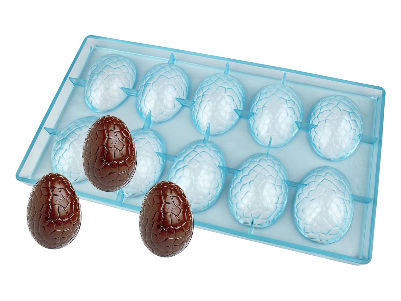 Silicone Easter Egg Mold - 10 cavity