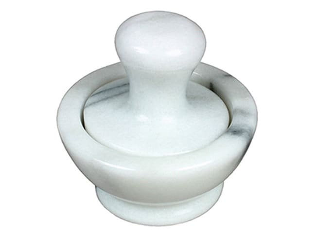 Kitchen spice mortar - in marble - Ø 10 cm - Chevalier Diffusion