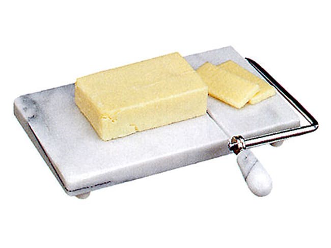 Cheese Board & Slicer - Marble - 21 x 20cm - Chevalier Diffusion
