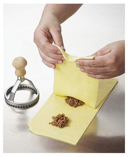 Ravioli Cutter Stamp Pasta Maker Press Square Mold Handle Round