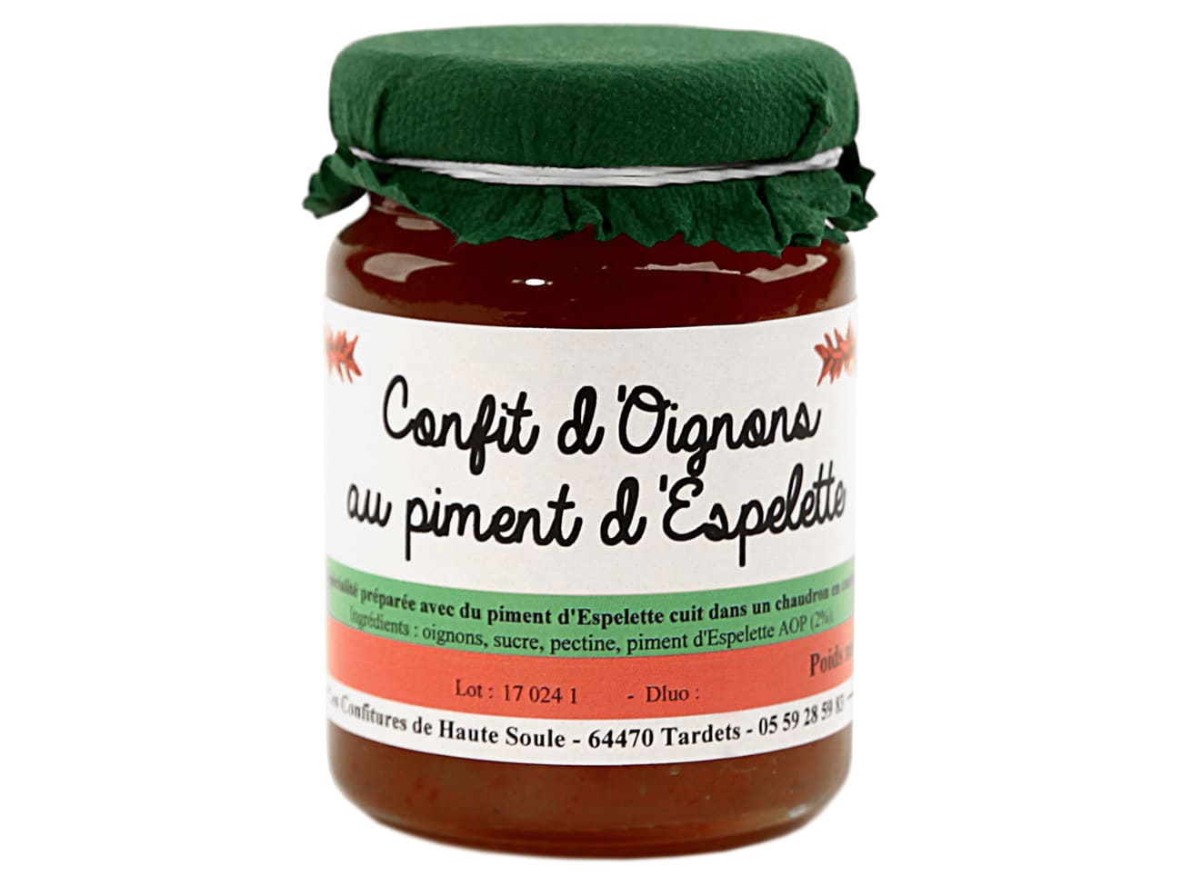 1 piment d 'Espelette confit