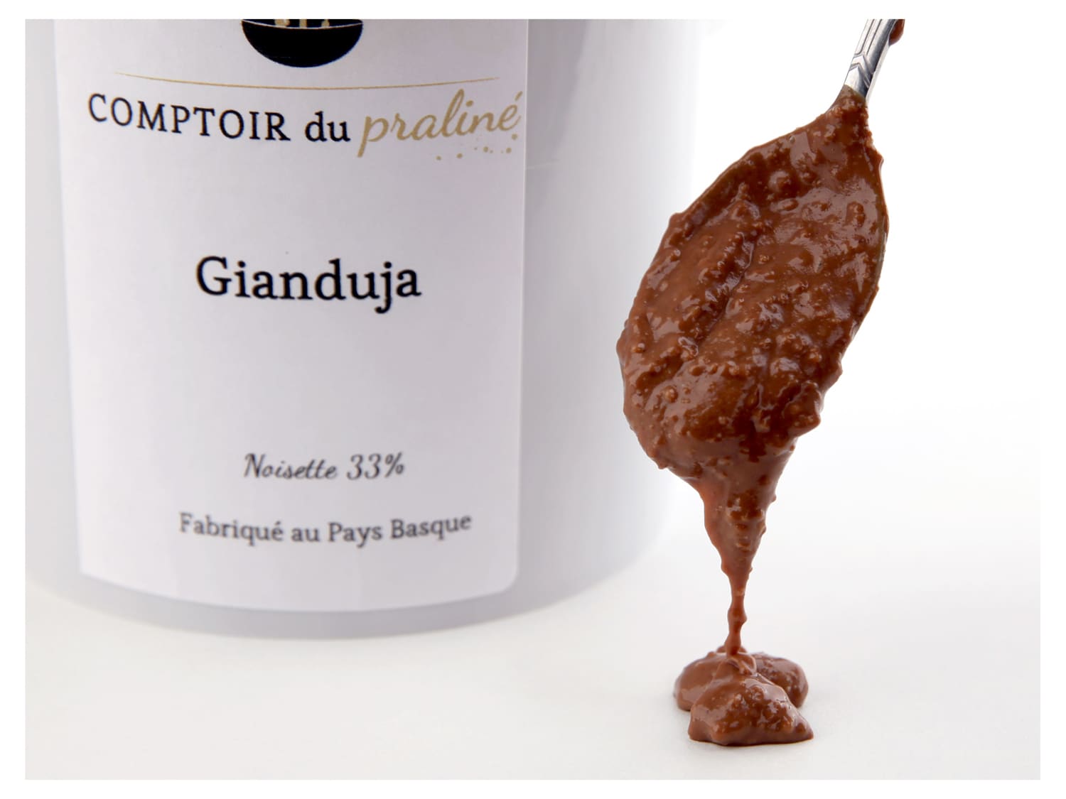 Véritable Gianduja artisanal - 250 g - Comptoir du Praliné