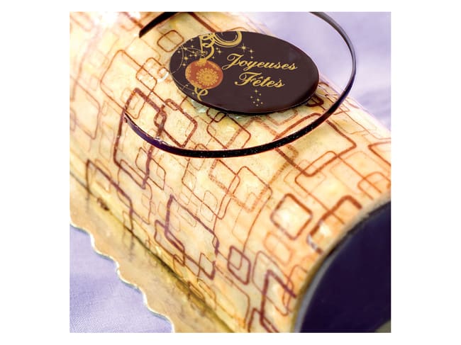 Biscuit transfer sheet - Links - Pack of 10 sheets (short date) - Décors et Créations