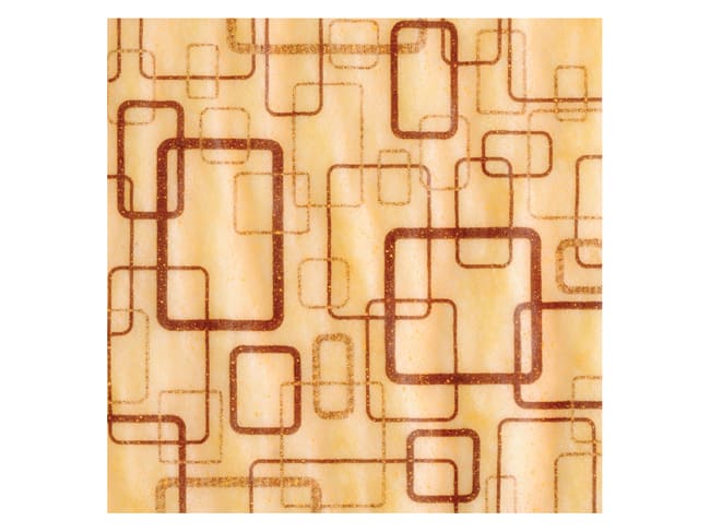 Biscuit transfer sheet - Links - Pack of 10 sheets - Décors et Créations