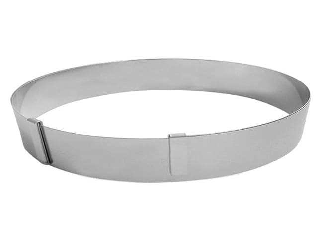 Expandable Pastry Ring - H 3cm - De Buyer