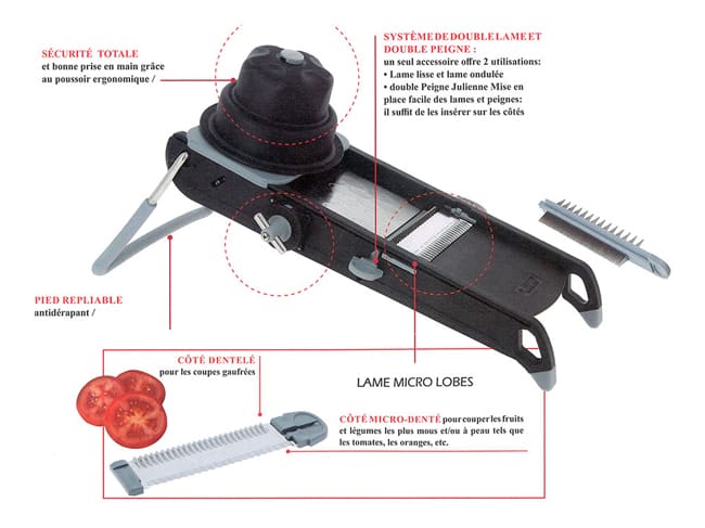 Swing Plus Mandoline Slicer - De Buyer