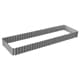 Perforated Fluted Rectangular Tart Ring - H 3cm - 35 x 10cm - De Buyer