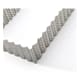 Perforated Fluted Rectangular Tart Ring - H 3cm - 35 x 10cm - De Buyer