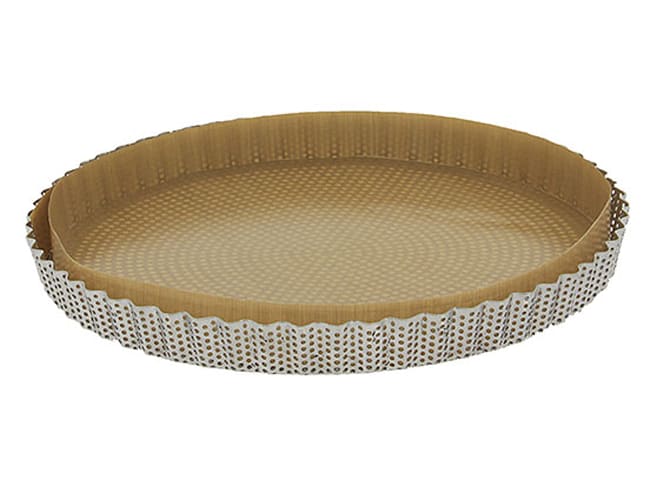 Perforated Fluted Tart Mould - Loose bottom - Ø 24cm - De Buyer