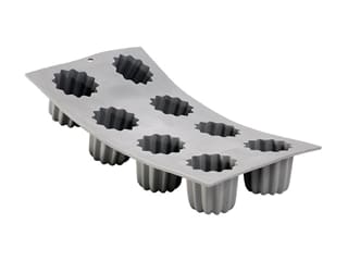 Elastomoule Silicone Cannelé Mould (8 cavities)