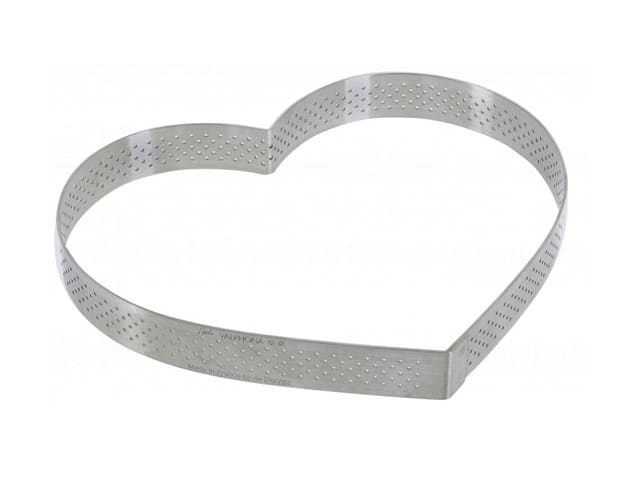 Perforated Stainless Steel Tart Ring Ht 35cm Ø 14cm Mallard Ferrière Meilleur Du Chef 4166