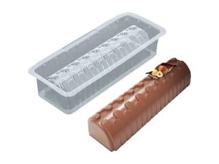 Thermoformed Yule Log Mould (x 6)