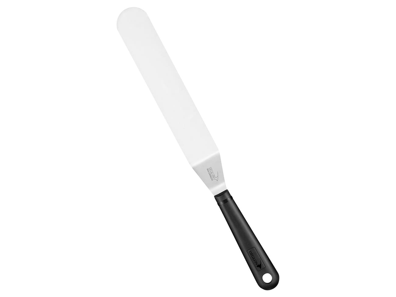 Stainless Steel Cranked Spatula Length 25cm Déglon Meilleur du Chef