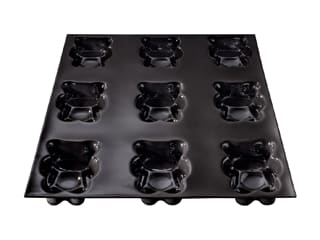 Non-Stick Silicone Mould - 9 Bears