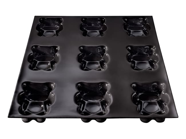 Non-Stick Silicone Mould - 9 Bears - 40 x 30cm - Flexipan