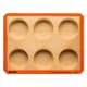 Silpat silicone Mould - 6 Rounds - 6 cavities - 40 x 30cm - Demarle