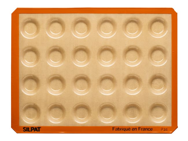 Flexible Silicone mini tartlet mould - 24 cavities - 40 x 30cm - Demarle