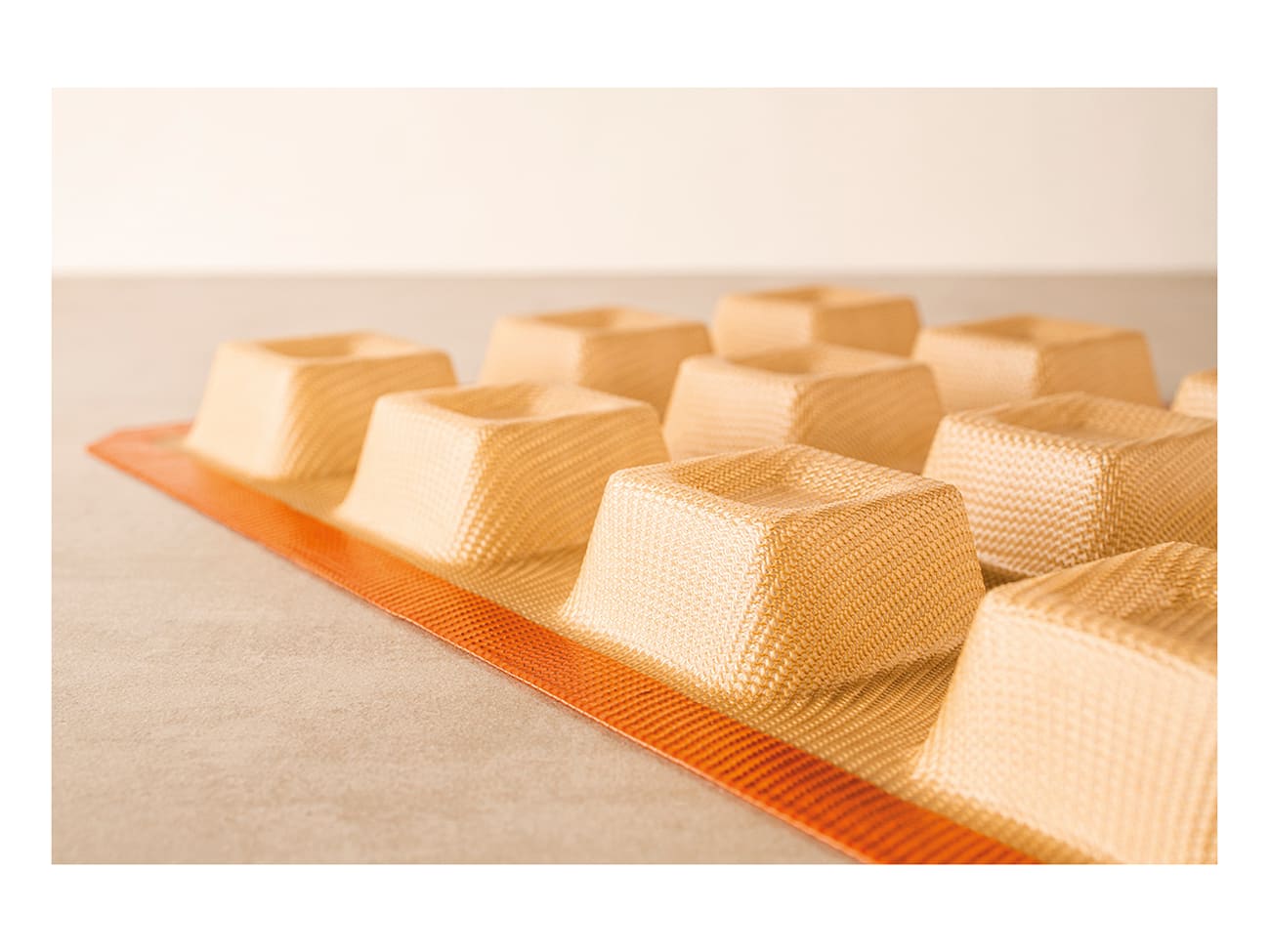 Silpat silicone Mould - Square savarins - 12 cavities - 40 x 30cm ...