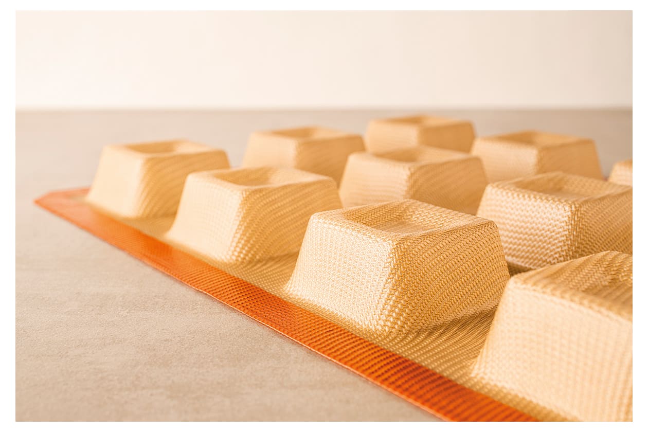 Silpat silicone Mould - Square savarins - 12 cavities - 40 x 30cm ...