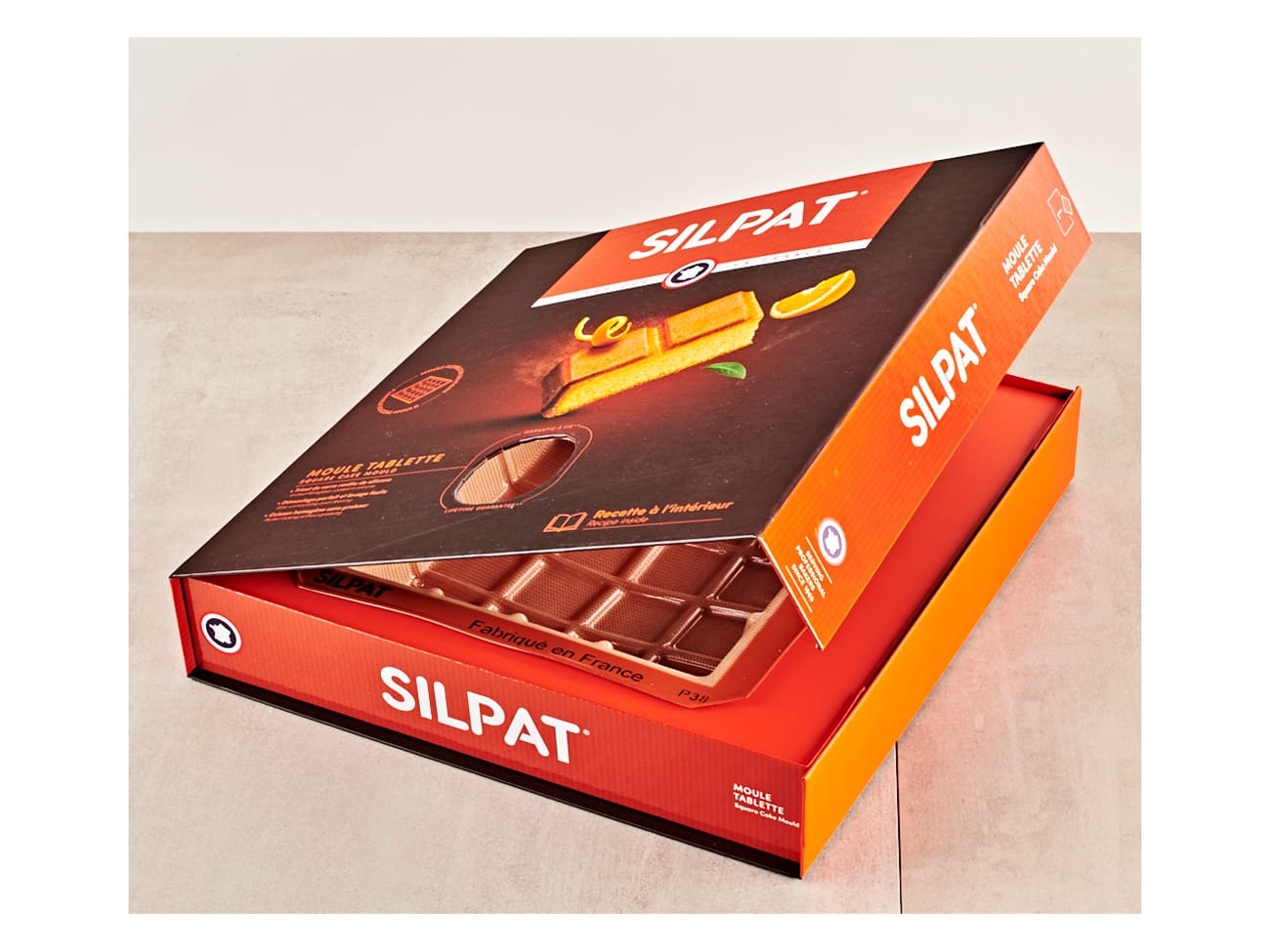 Silpat silicone Mould - Tablet - 21 x 21 cm - Demarle - Meilleur du Chef