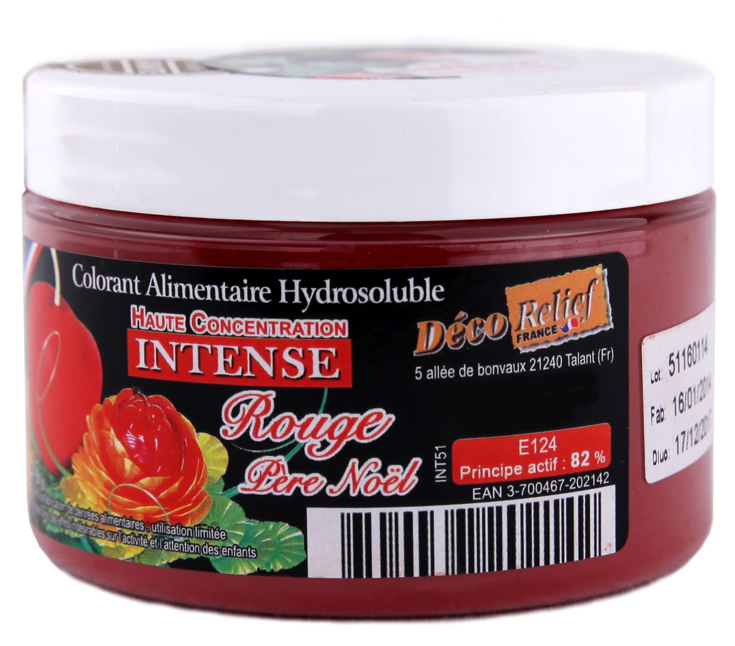 Food Colouring Powder - Red - 50g - Déco Relief - Meilleur du Chef