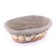 Oval Lined Wicker Banneton - 23 x 18,5cm