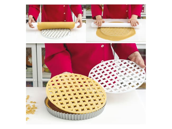 Lattice Pastry Cutter for Tarts 30cm - Diamond - Decora