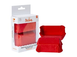 Red Mini Loaf Cake Liners (x 36)