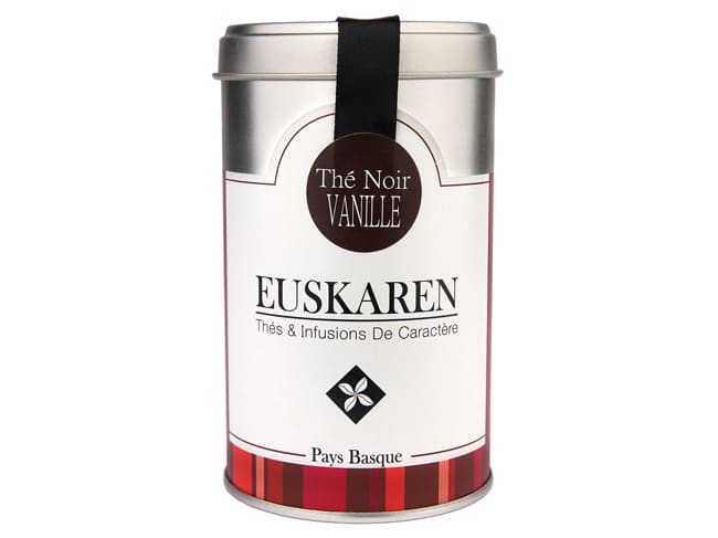 Black tea with vanilla - 90 g - Euskaren