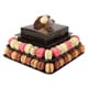 Black Square Macaron Stand