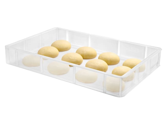 15L Dough Tray - Clear - 60 x 40 x H 9cm - Gilac