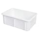 35L Reinforced Storage Bin - White - Gilac