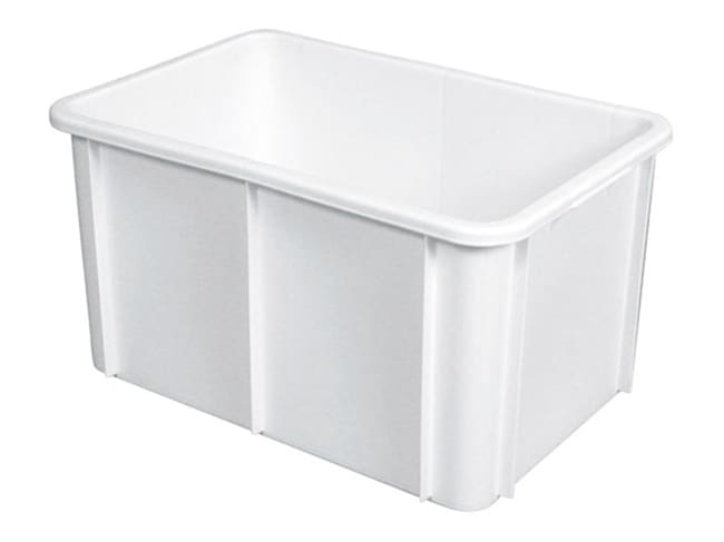 55L Reinforced Storage Bin - White - Gilac