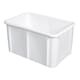 55L Reinforced Storage Bin - White - Gilac