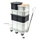 55L Reinforced Storage Bin - White - Gilac