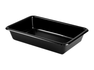 Black 3L Flat Tray