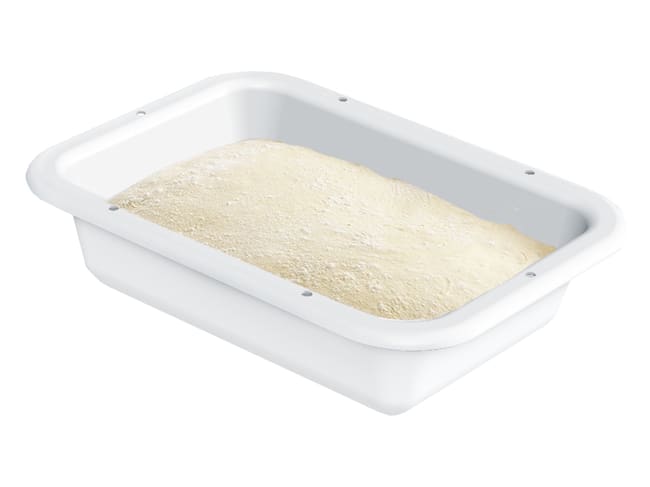 Half-Size Dividing Dough Container 7L - 40 x 30 x H 10.5cm - Gilac