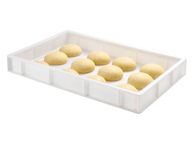 Pizza Dough Ball Tray - 60 x 40 x ht 9 cm - Gilac