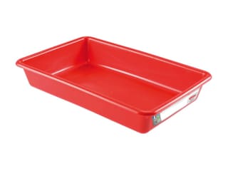 Red 3L Flat Tray